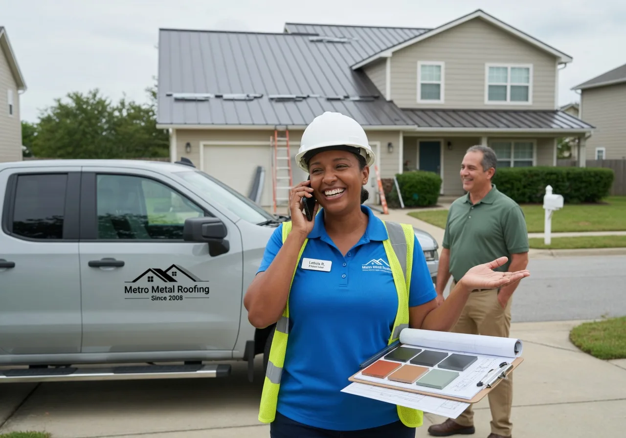 Storm Damage Metal Roof Repair in West Valley, NY